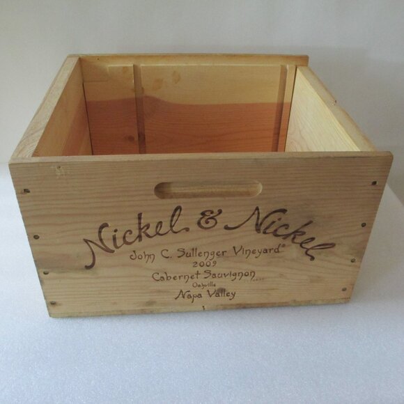 NICKEL & NICKEL WOODEN WINE CRATE - Picture 3 of 12